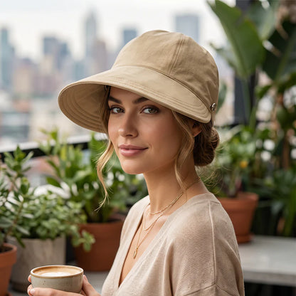 THE SOLÈA | Elegant sommerhat med bred skygge