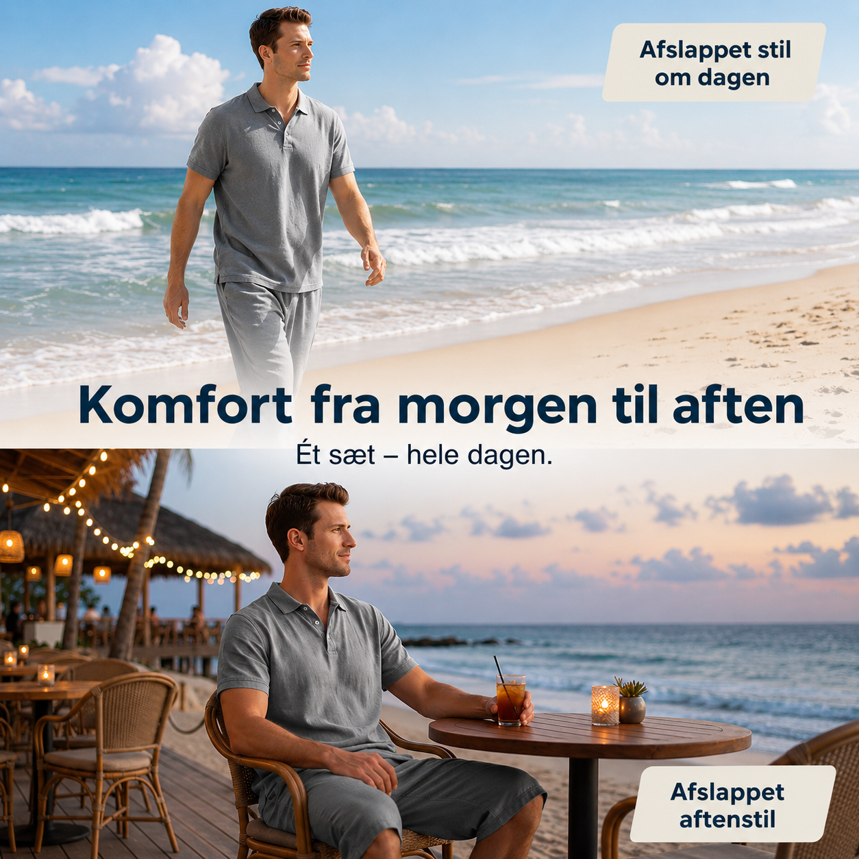 THE HOMME | Luksuriøst hør-sæt til mænd