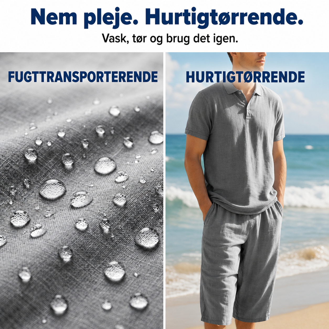 THE HOMME | Luksuriøst hør-sæt til mænd