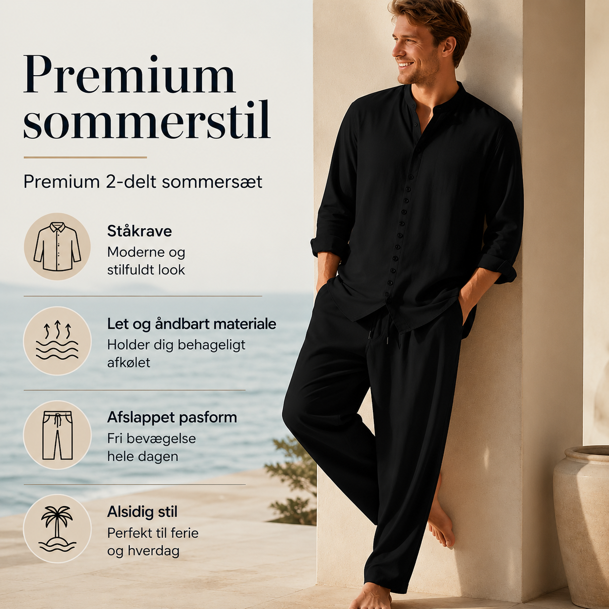 THE MONTÈRO | Premium 2-delt sæt