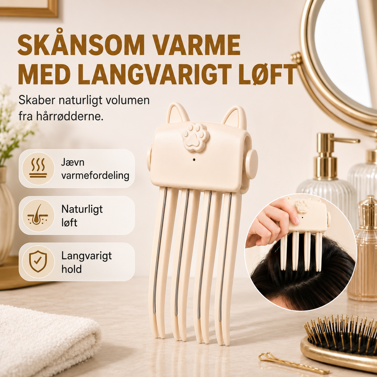 THE VOLUMA | Trådløs volumestyler til hårrødderne