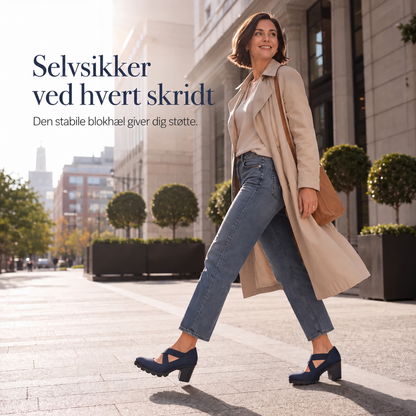 THE INGRID | Elegante hælsko med fleksible remme