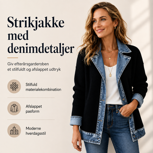 THE LIORÀ — Strikket denimjakke