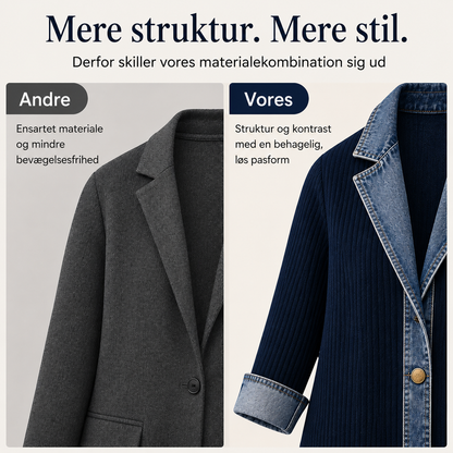 THE LIORÀ — Strikket denimjakke