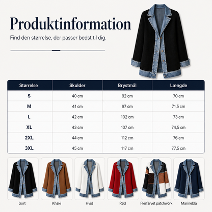 THE LIORÀ — Strikket denimjakke
