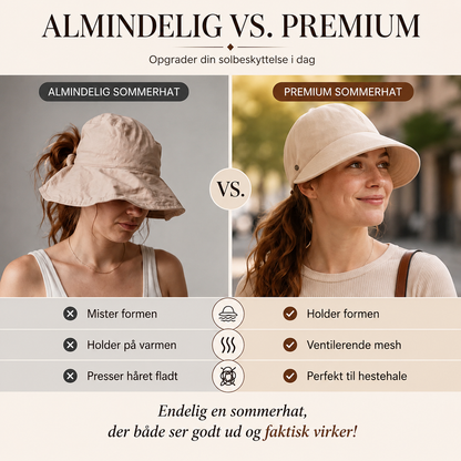 THE SOLÈA | Elegant sommerhat med bred skygge