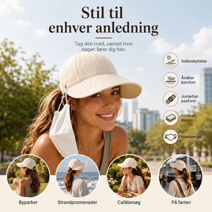 THE SOLÈA | Elegant sommerhat med bred skygge