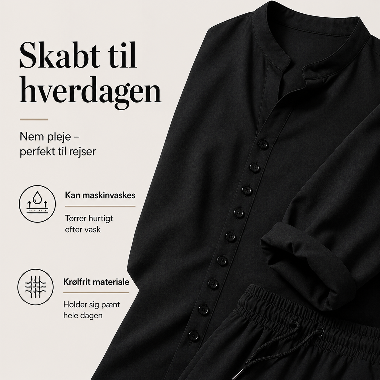 THE MONTÈRO | Premium 2-delt sæt