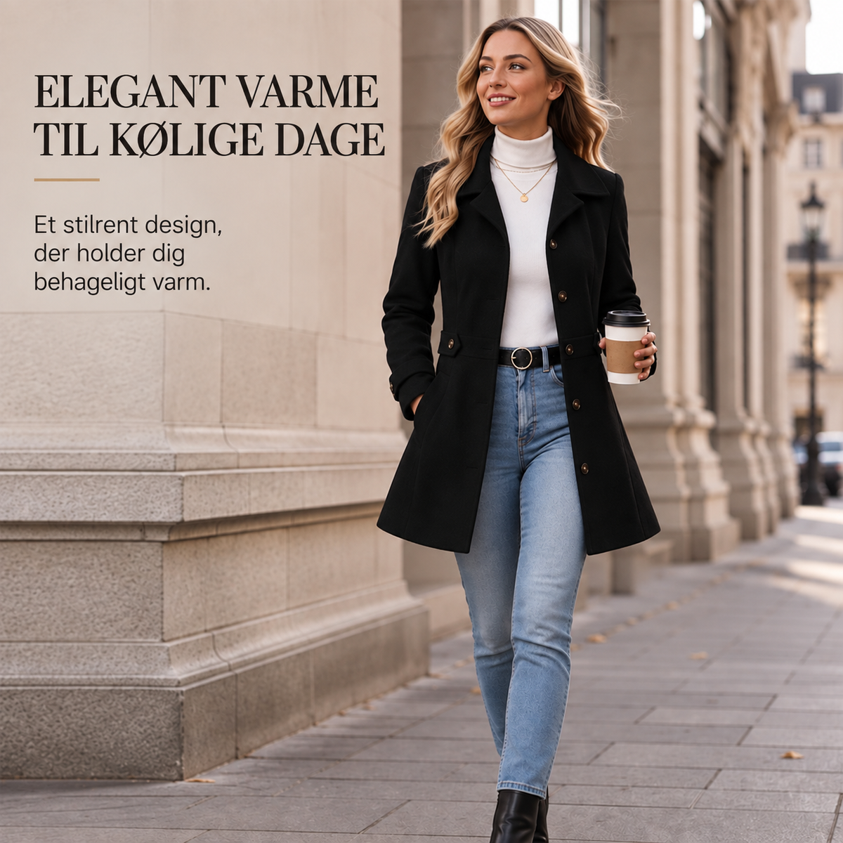 THE AMALIE | Elegant Figursyet Frakke