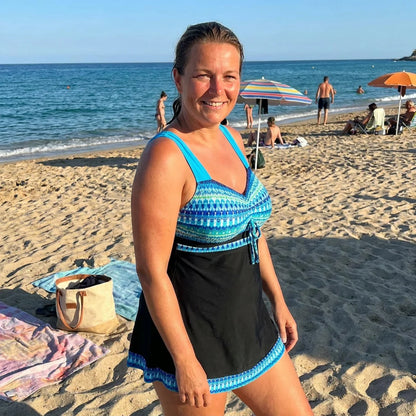 THE MARÉLLE — Elegant Tankini med Shorts