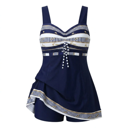 THE MARÉLLE — Elegant Tankini med Shorts