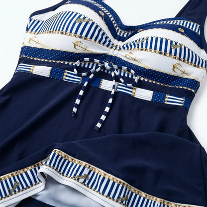 THE MARÉLLE — Elegant Tankini med Shorts