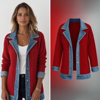 THE LIORÀ — Strikket denimjakke