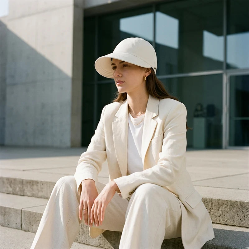 THE SOLÈA | Elegant sommerhat med bred skygge