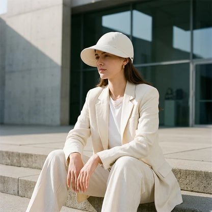 THE SOLÈA | Elegant sommerhat med bred skygge