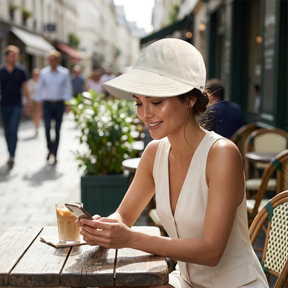 THE SOLÈA | Elegant sommerhat med bred skygge