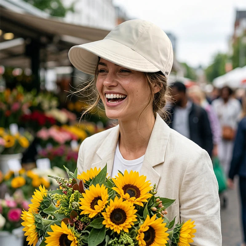 THE SOLÈA | Elegant sommerhat med bred skygge